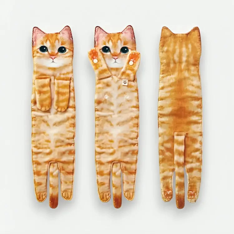 Hand Towel Cat Print Microfiber Quick-Drying