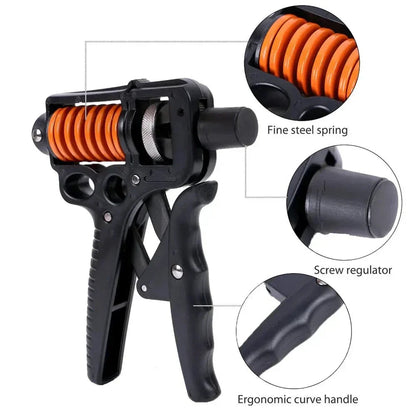 Hand Trainer Adjustable 11–364 Lbs Ergonomic R-Handle