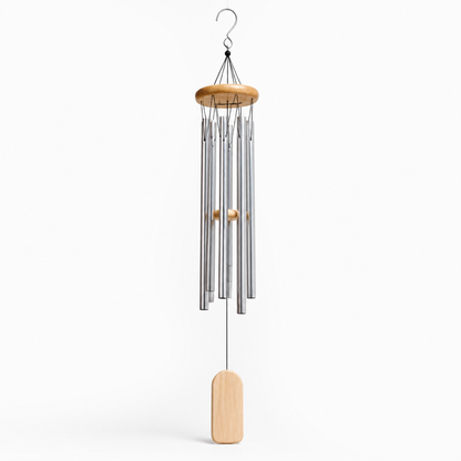 Hand-Tuned Amazing Grace Wind Chime (Ash Wood Top)