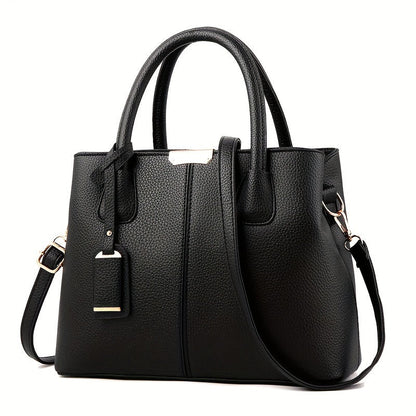 Handbag Water-Resistant PU Leather Multiple Pockets