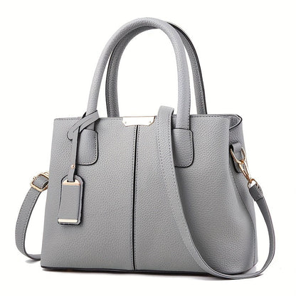Handbag Water-Resistant PU Leather Multiple Pockets