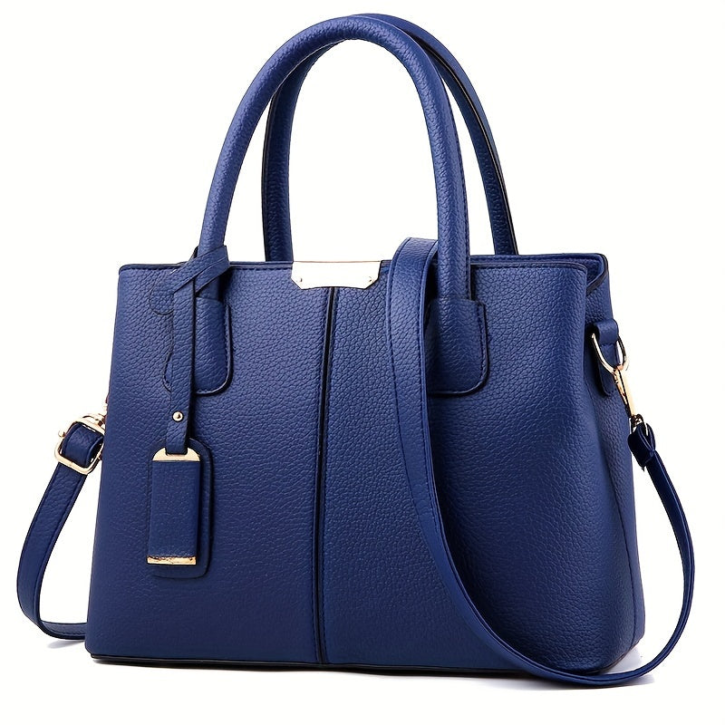 Handbag Water-Resistant PU Leather Multiple Pockets