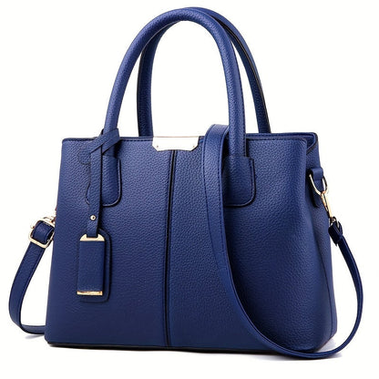 Handbag Water-Resistant PU Leather Multiple Pockets