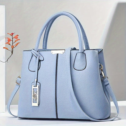 Handbag Water-Resistant PU Leather Multiple Pockets