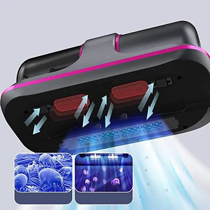 Handheld Fabric Vacuum Cordless HEPA 250ml Dustbin