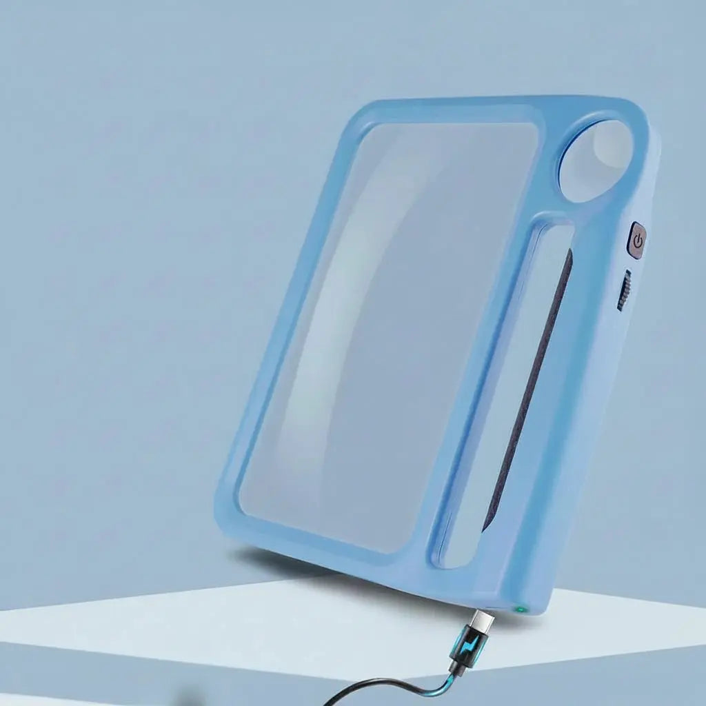 Handheld Magnifier Dual 5x & 10x LED USB Rechargeable