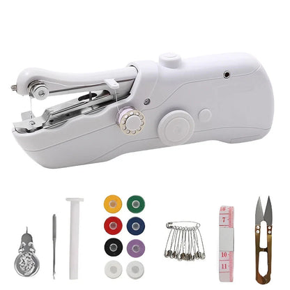 Handheld Sewing Machine Portable Three-Speed & Threading Aid