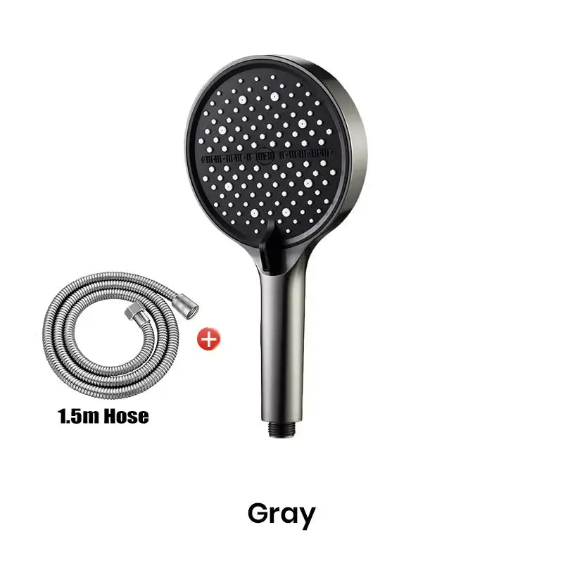 Handheld Shower Head High-Pressure Seven Spray Types Self-Cleaning Nozzles