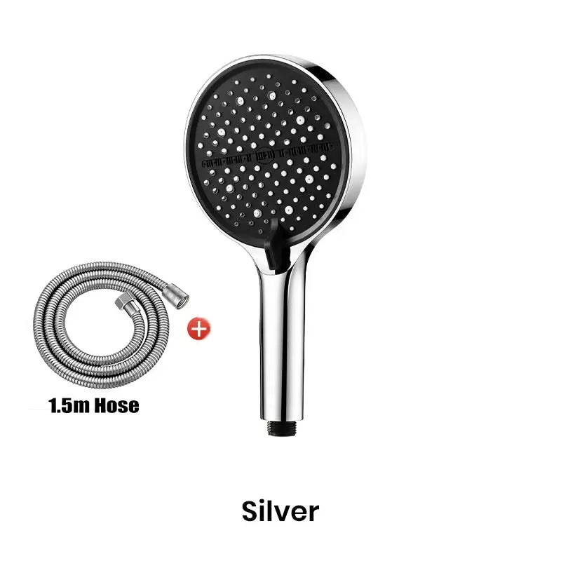 Handheld Shower Head High-Pressure Seven Spray Types Self-Cleaning Nozzles