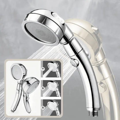 Handheld Shower Head Pressure-Boosting Air-Mix 3 Spray Modes Water-Saving