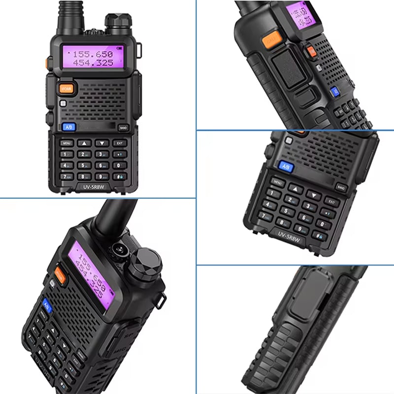 Handheld Two-Way Radio Dual-Band VHF/UHF 60-Hour Standby