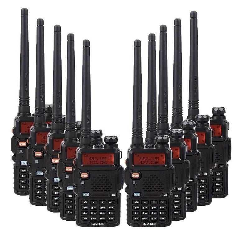 Handheld Two-Way Radio Dual-Band VHF/UHF 60-Hour Standby
