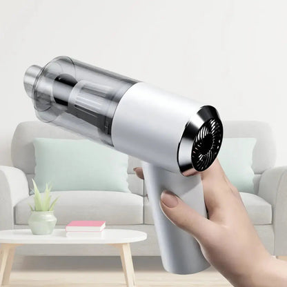 Handheld Vacuum Cordless USB Rechargeable Powerful Suction & LED Light
