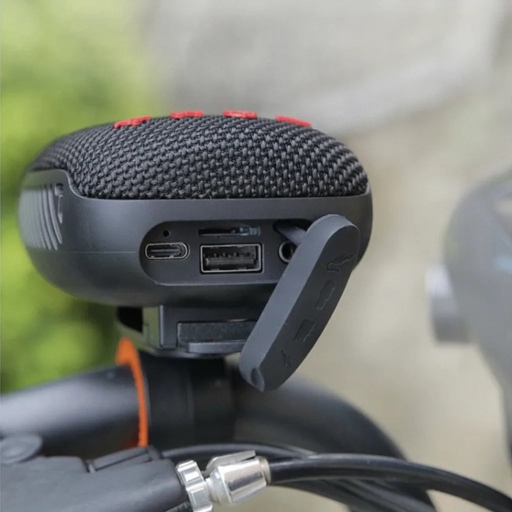 Handlebar Speaker Bluetooth Waterproof Week-Long Battery