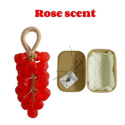 Handmade Soap Grape-Shaped Mild Formula & Sensitive Skin Friendly