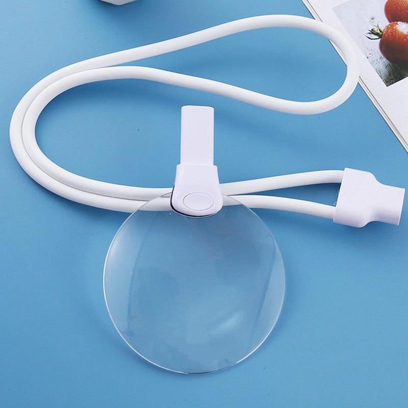 Hands-Free Magnifying Glasses 5X & 10X Flexible Neck