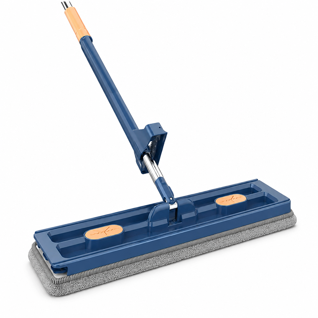 Hands-Free Self-Wringing 360° Microfiber Flat Mop