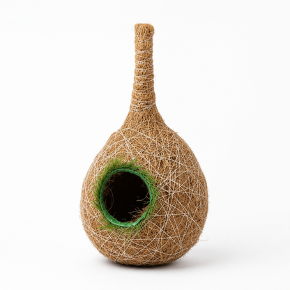 Hanging Bird Nest Coconut Fiber Weather-Resistant Biodegradable