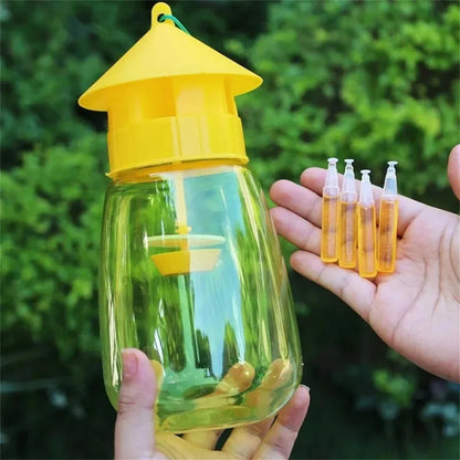 Hanging Fly Trap Fruit Fly & Wasp Attractant
