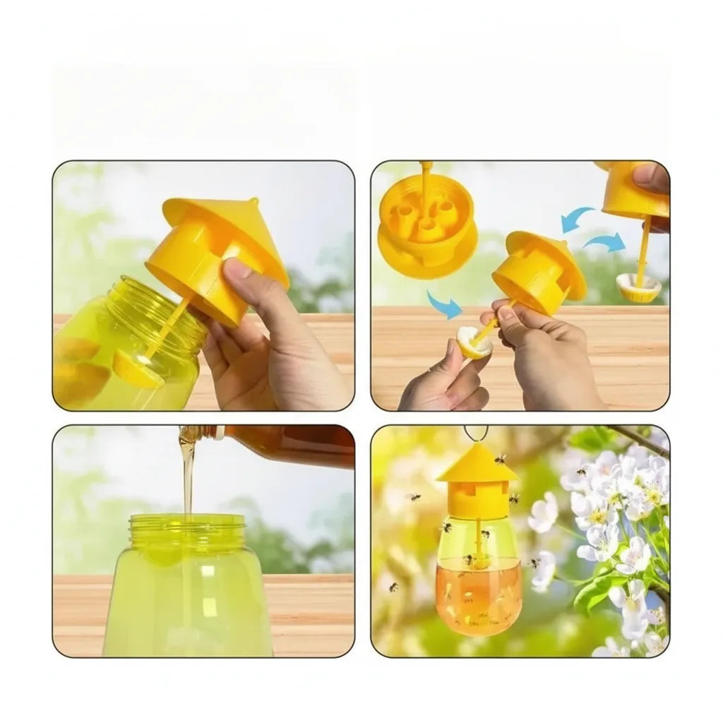Hanging Fly Trap Fruit Fly & Wasp Attractant
