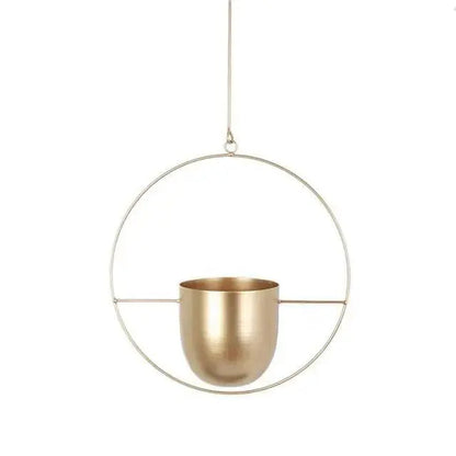 Hanging Metal Planter Chain & Drainage Holes