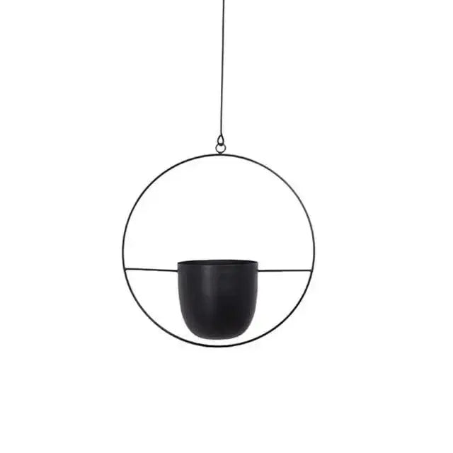 Hanging Metal Planter Chain & Drainage Holes