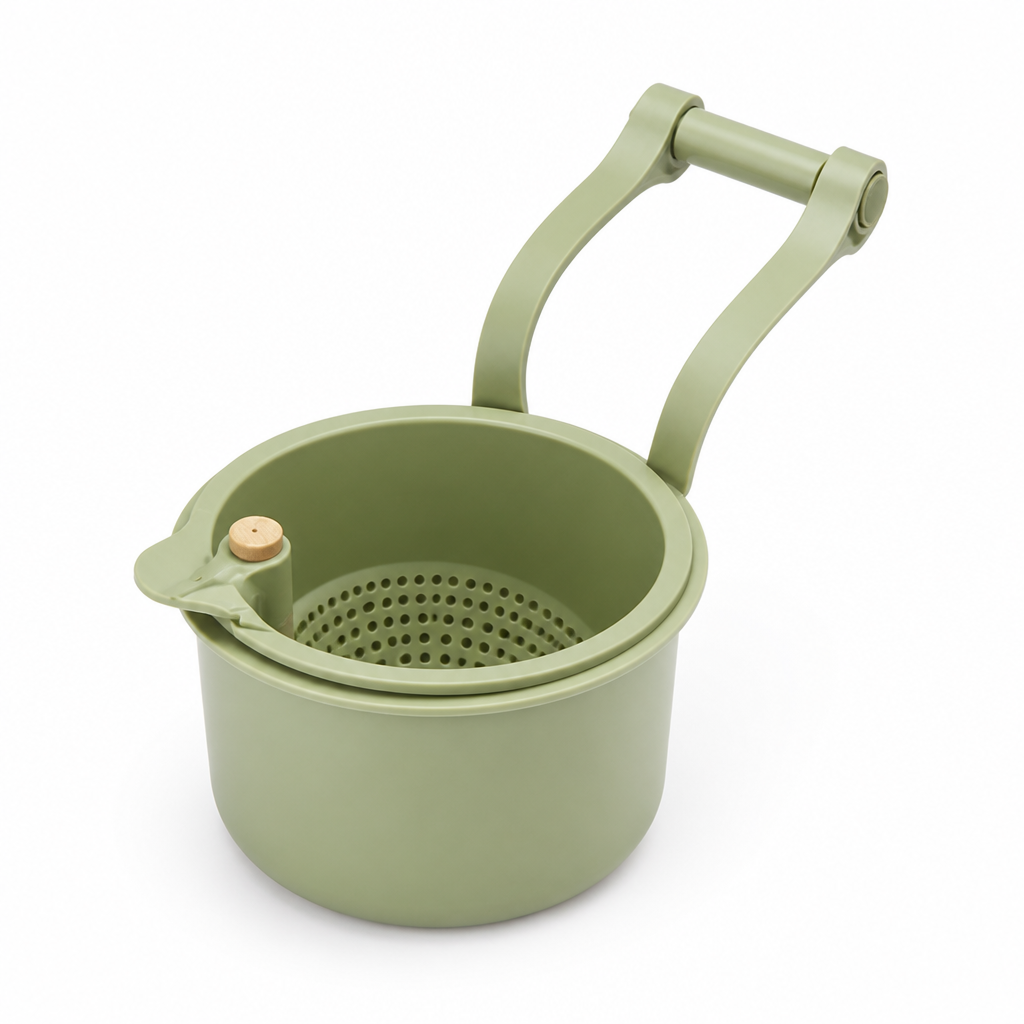 Hanging Sink Strainer Two-Part Filter & One-Click Emptying