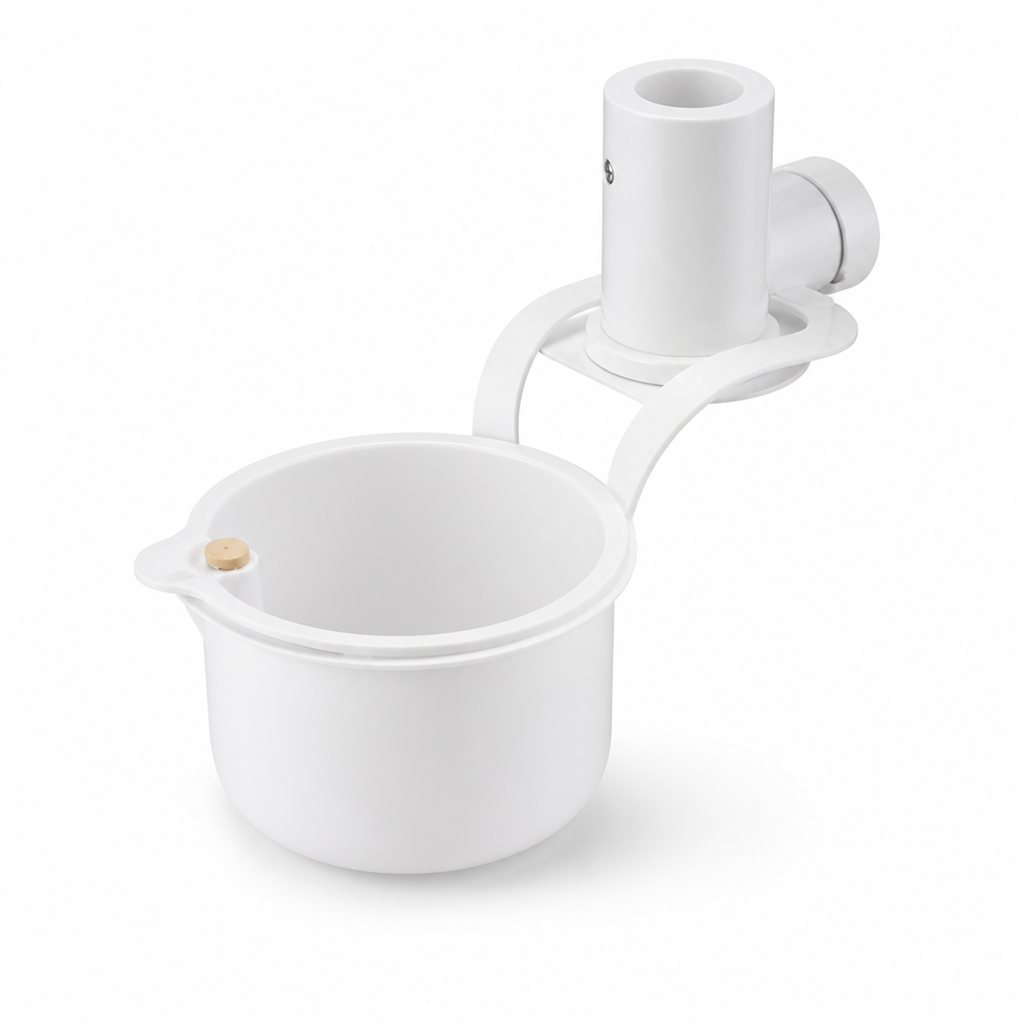 Hanging Sink Strainer Two-Part Filter & One-Click Emptying