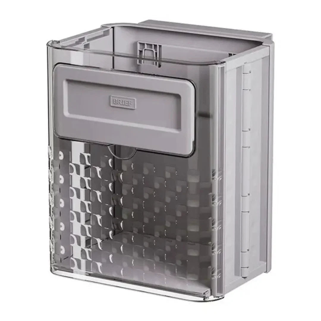 Hanging Trash Can Foldable Space-Saving Tool-Free Installation