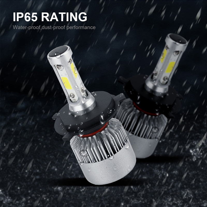 Headlight Bulb COB LED 8000 Lumens Fan-Cooled