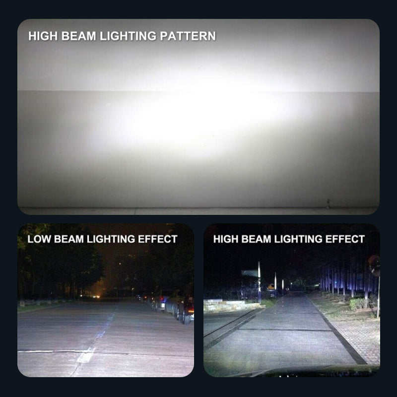 Headlight Bulb COB LED 8000 Lumens Fan-Cooled