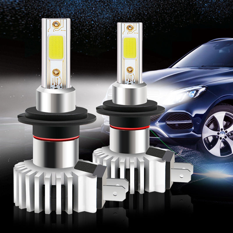 Headlight Bulb COB LED 8000 Lumens Fan-Cooled