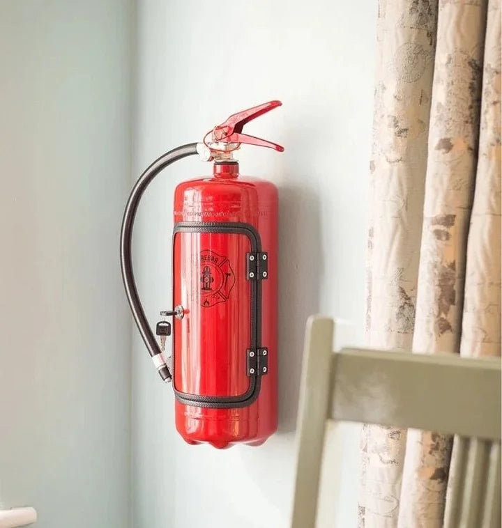 Hidden Mini Bar Fire Extinguisher Look Lockable