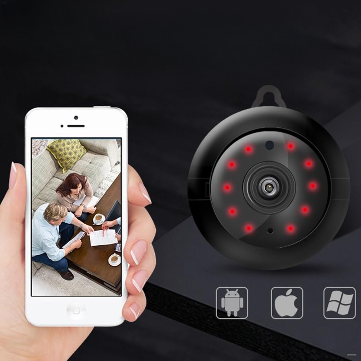 Hidden Surveillance Camera 1080p Night Vision Magnetic Mount
