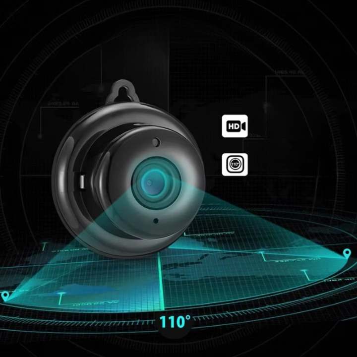 Hidden Surveillance Camera 1080p Night Vision Magnetic Mount