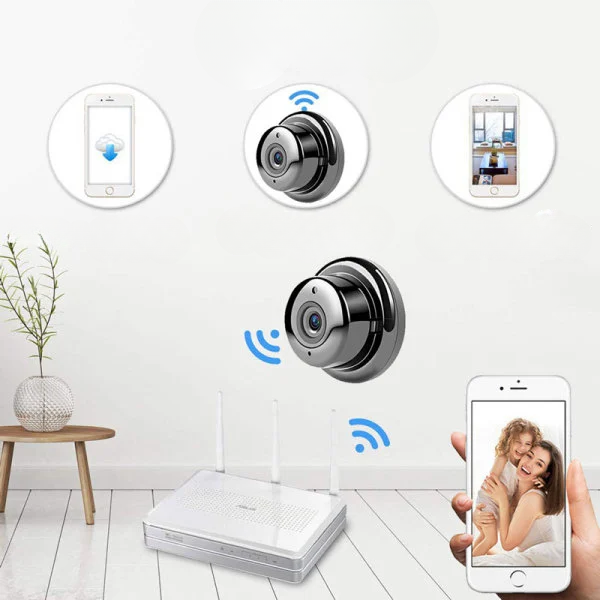 Hidden Surveillance Camera 1080p Night Vision Magnetic Mount
