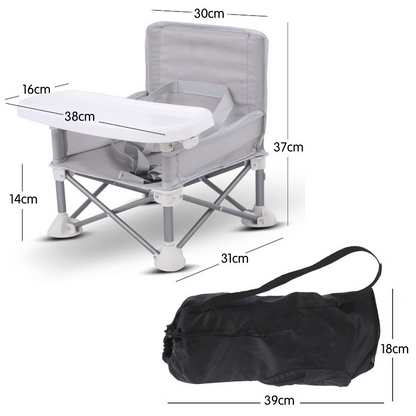 High Chair Foldable Ultralight Aluminum Frame & Polyester Seat