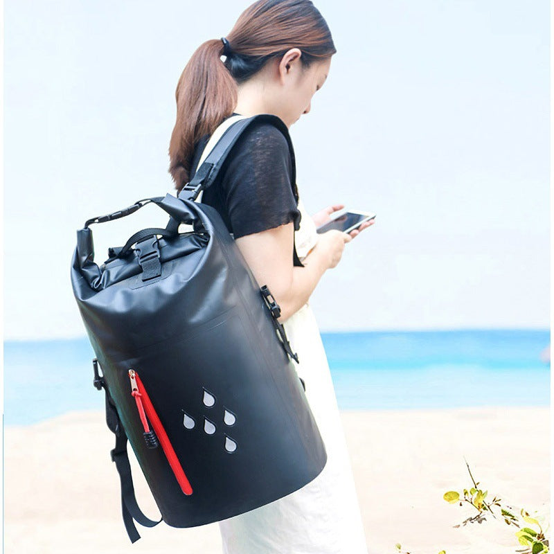 Hiking Backpack Water-Repellent Fabric Multiple Compartments Adjustable Straps