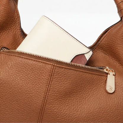 Hobo Bag Soft Faux Leather Organized Interior Adjustable Strap