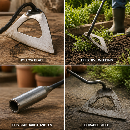 Hollow Blade Garden Weeder Attachment (Fits Standard Handles, 32.5 cm)