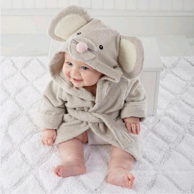 Hooded Baby Towel Organic Cotton Blend Quick Absorbency