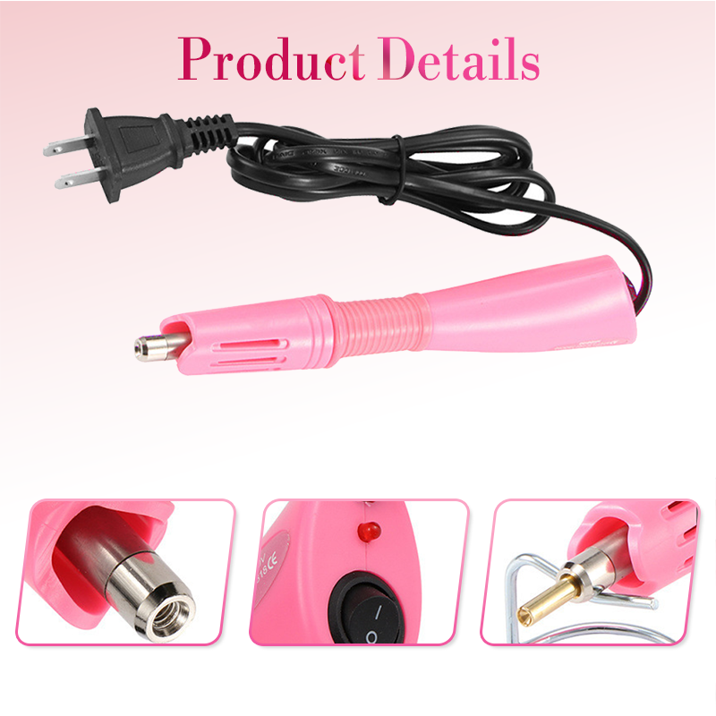 Hotfix Applicator Kit Fast-Heating 7 Tips Stand & Tweezers