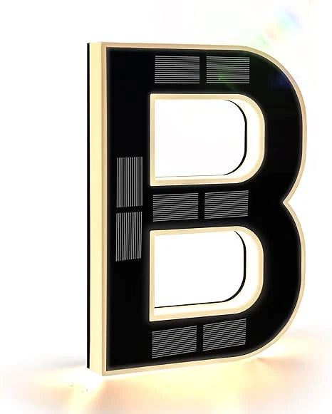 House Number Sign Solar-Powered LED Weatherproof