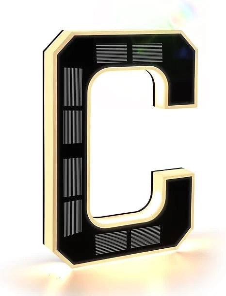 House Number Sign Solar-Powered LED Weatherproof