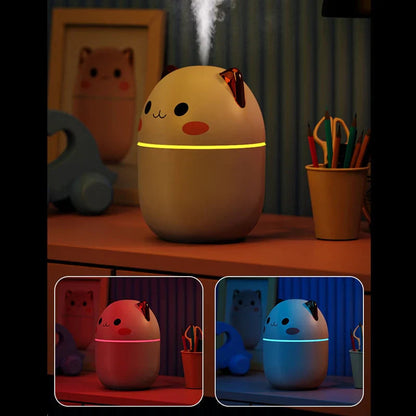 Humidifier Cat-Ear LED Night Light USB Filters Included