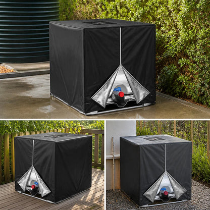 IBC Tank Cover 1000L UV-Reflective Drawstring Fit