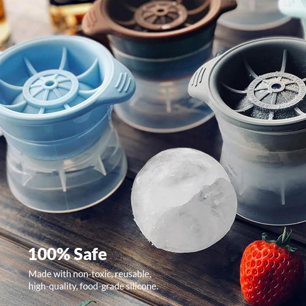 Ice Ball Mold Silicone Slow-Melt 2.6 Inch