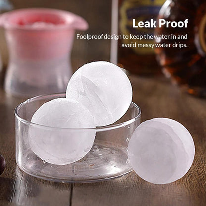 Ice Ball Mold Silicone Slow-Melt 2.6 Inch
