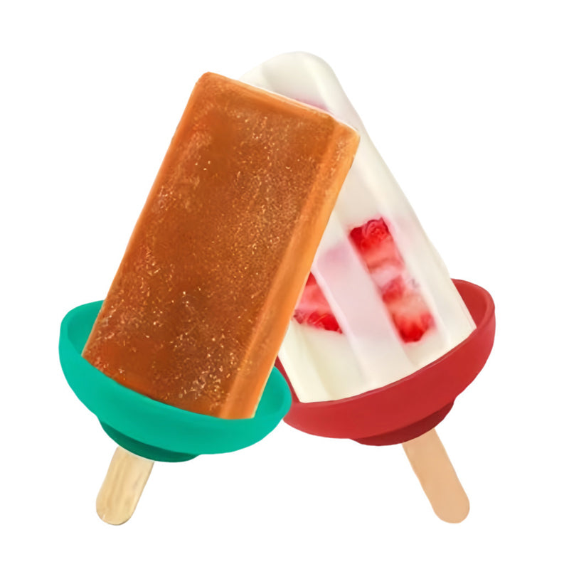 Ice Cream Holder Food-Grade Silicone Drip-Free Set of Four