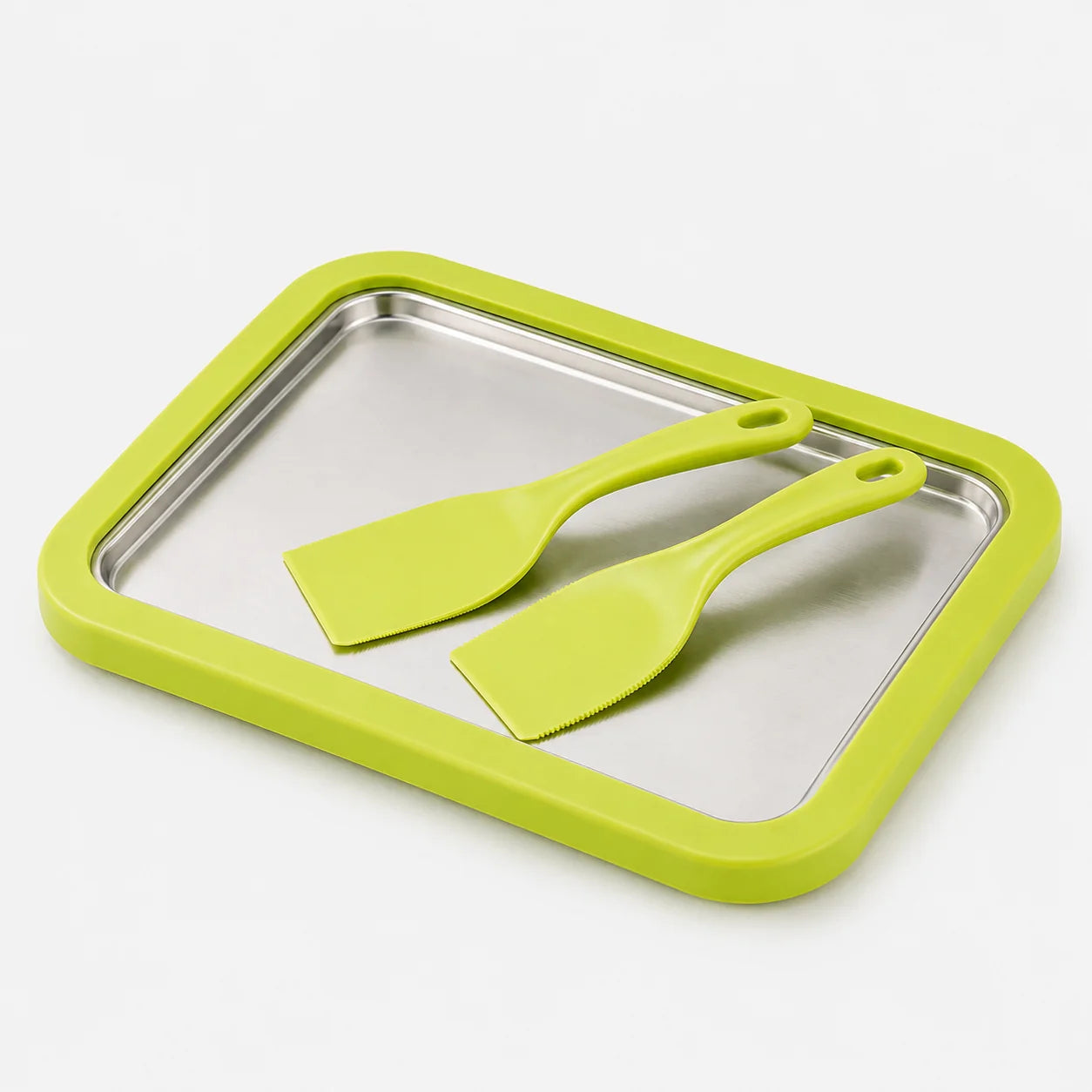 Ice Cream Roll Plate Freezable Stainless Steel No Electricity